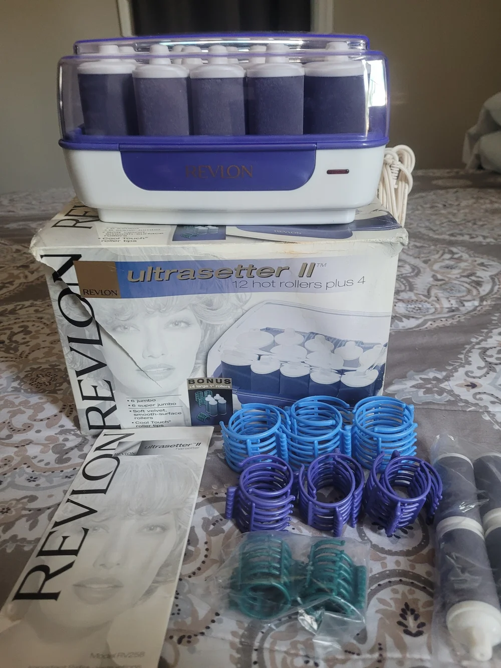 Revlon Ultrasetter II Hot Roller Set in Purple & White